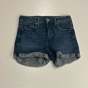 OLD NAVY OG STRAIGHT HI-RISE DENIM SHORTS